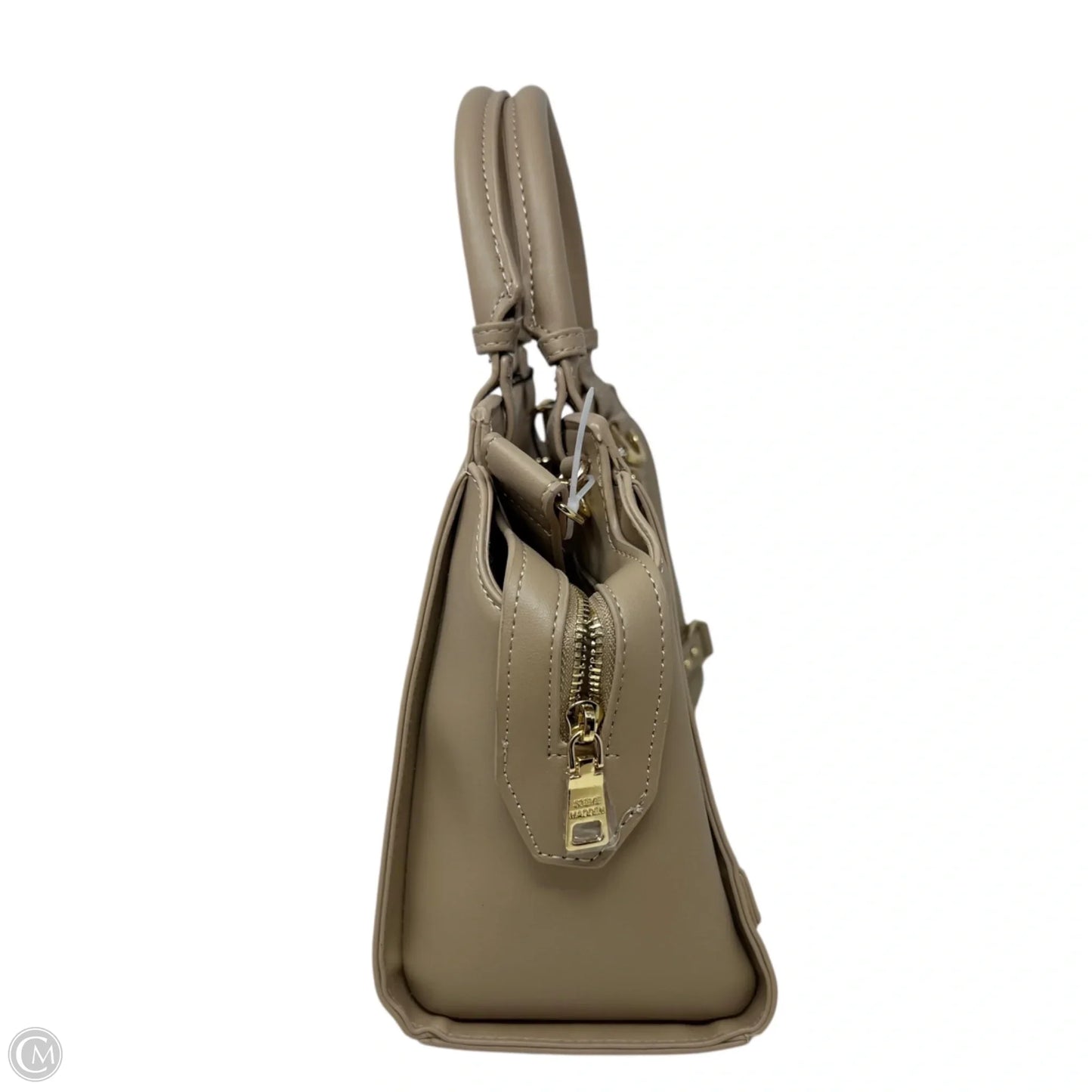 BCharmy Satchel In sandstorm By Steve Madden, Size: Medium