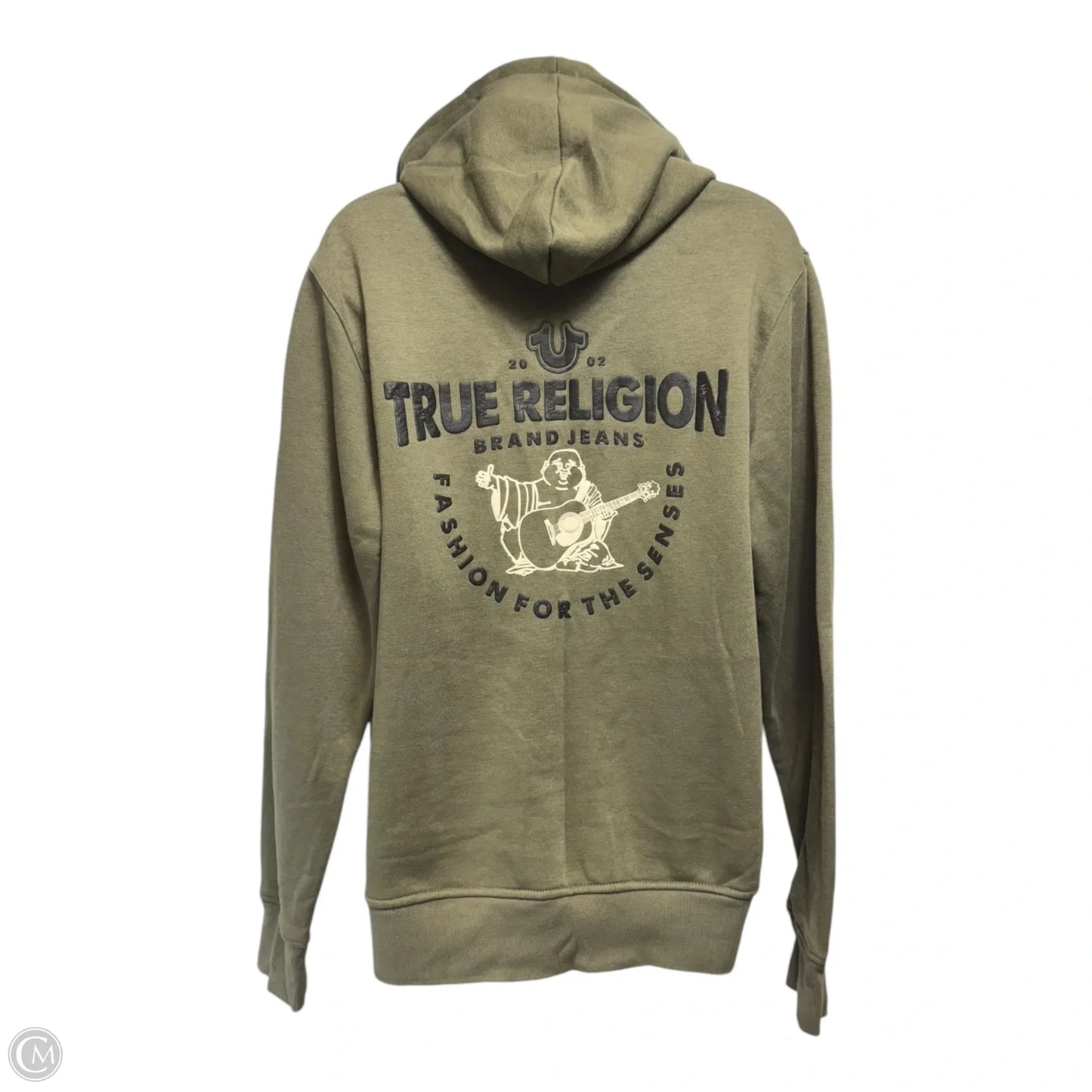 Sweatshirt Hoodie By True Religion In Green, Size: M