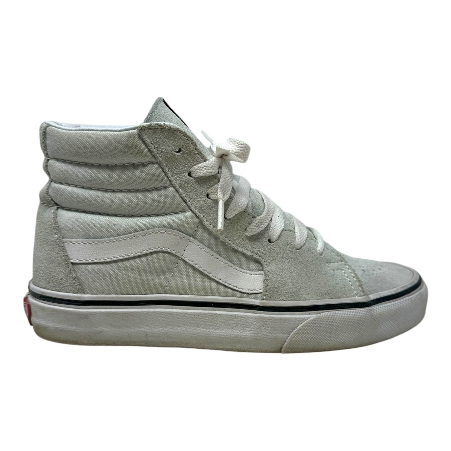 Sk8 Hi Shoes Athletic By Vans In Grey, Size: 6