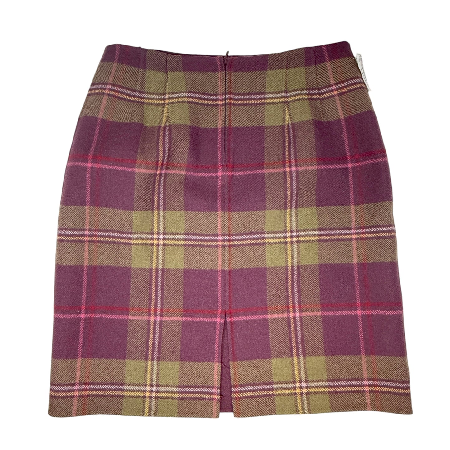 100% Virgin Wool Skirt By Pendleton In Plaid, Size: 10