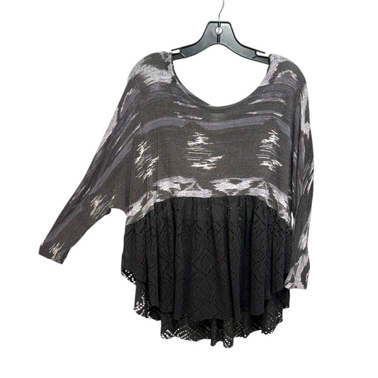 Top Long Sleeve By Free People In Black, Size: Xs