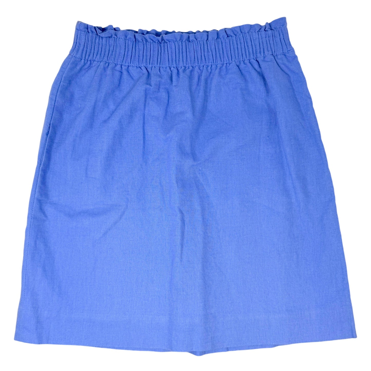 Sidewalk Linen Blend Paperbag Skirt By J. Crew In Blue, Size: 0