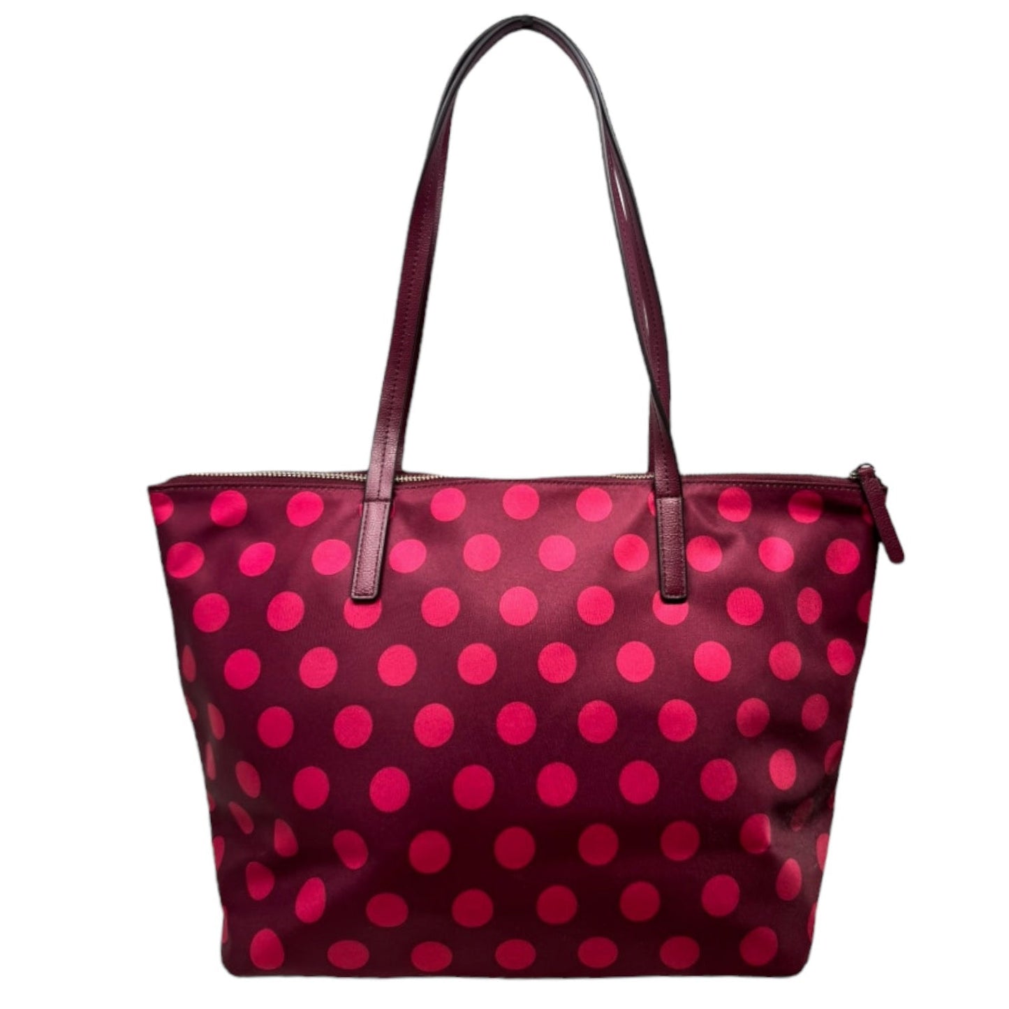 Hayden Nylon Top Zip Tote Designer By Kate Spade In Blackberry, Size: Medium