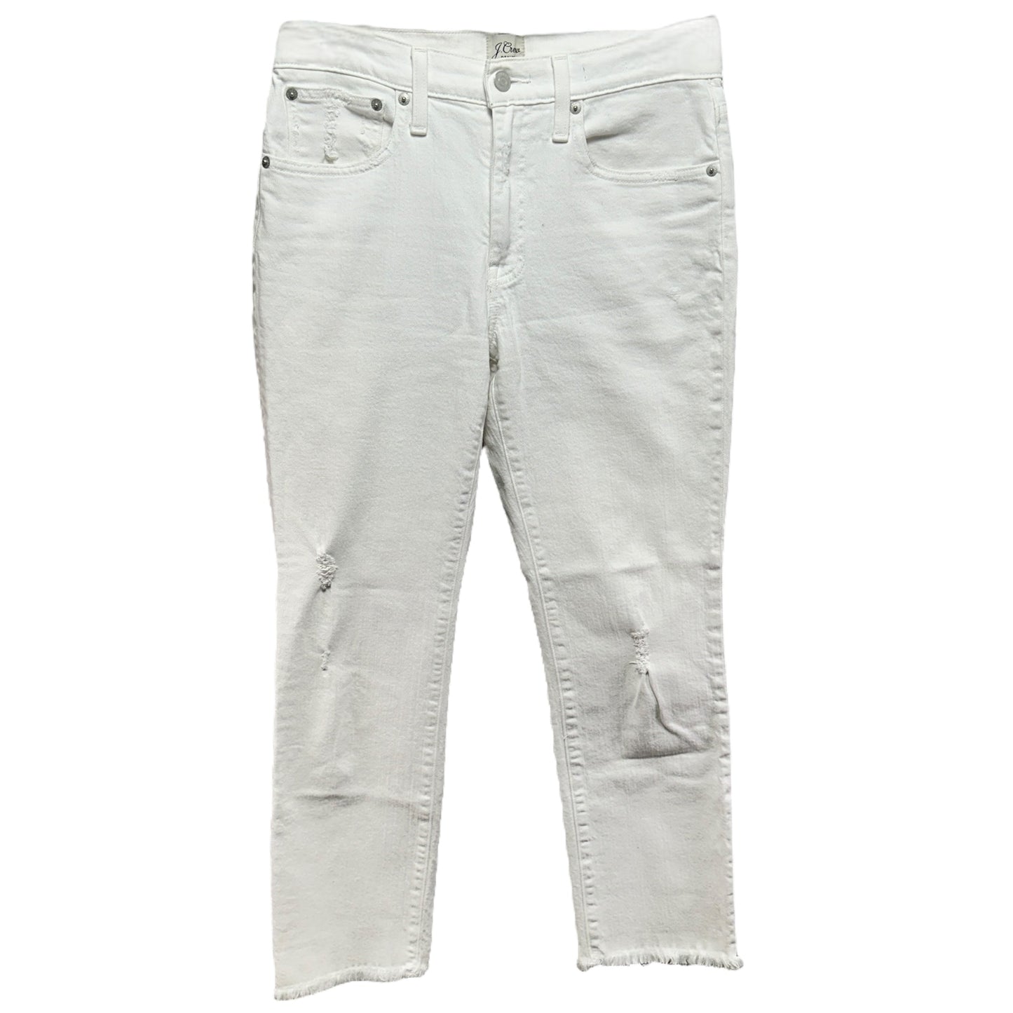 Slim Boyfriend Jeans By J. Crew In White, Size: 4/27