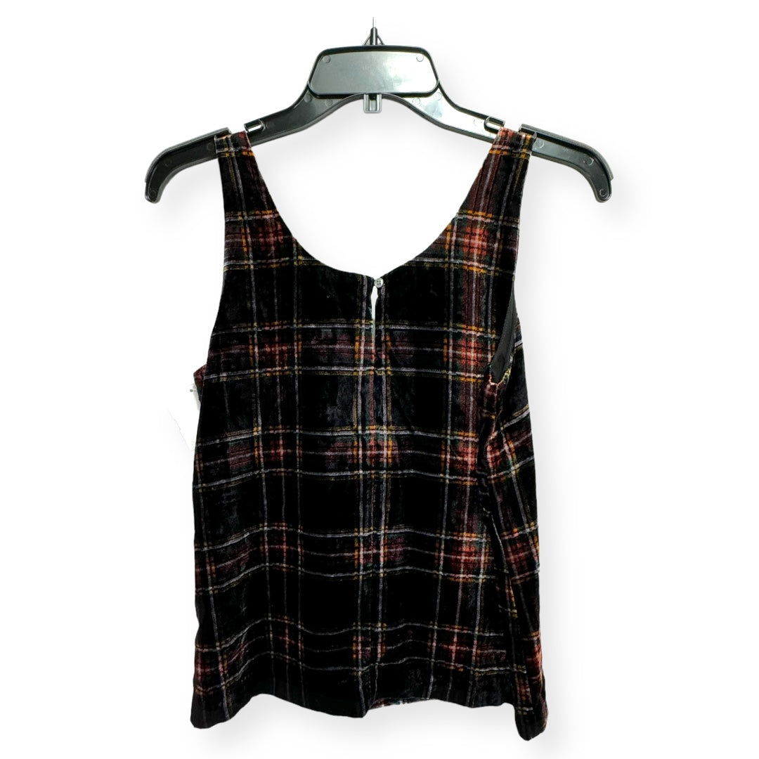 Plaid Pattern Top Sleeveless J. Crew, Size 0