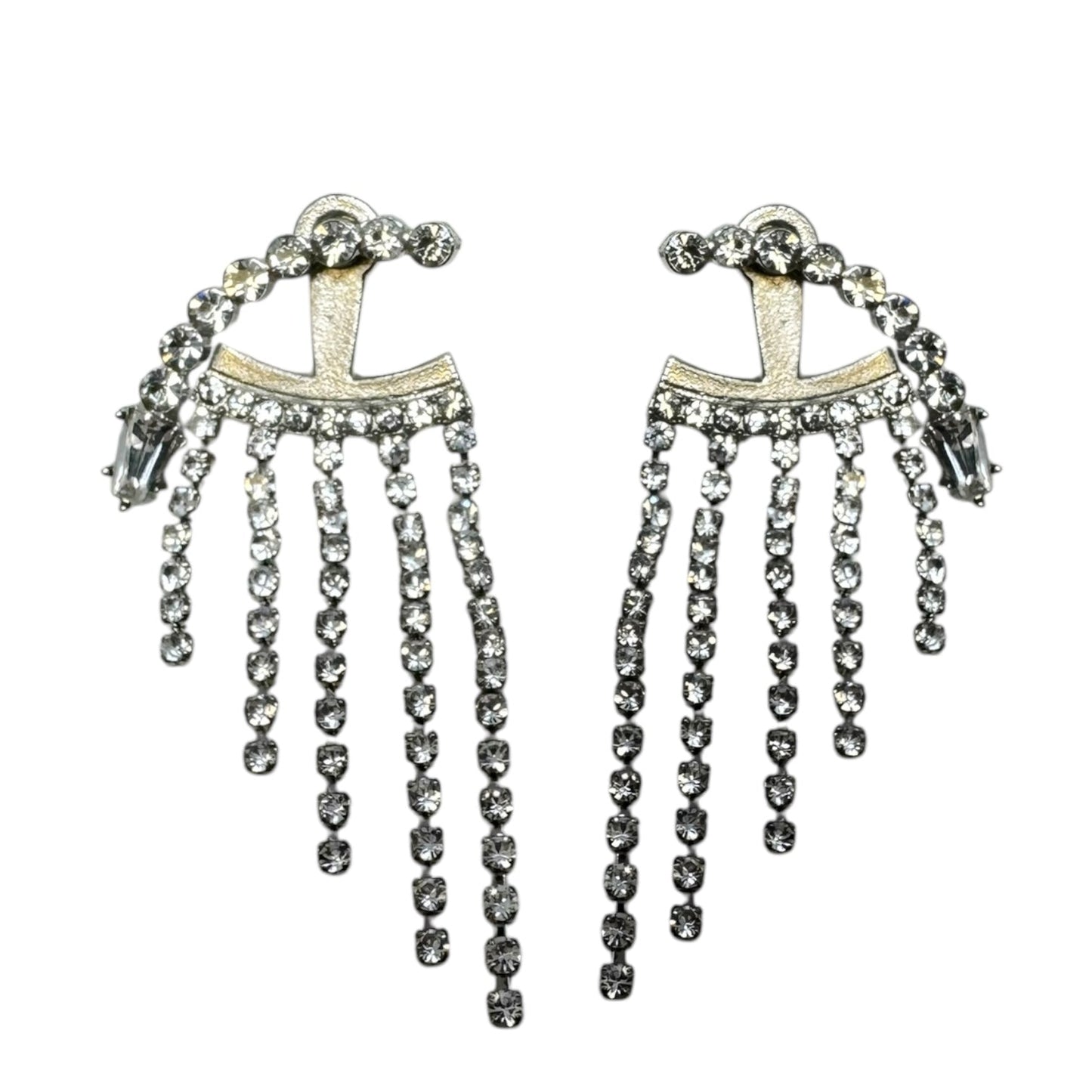 Crystal Chandelier Earrings By Unbranded