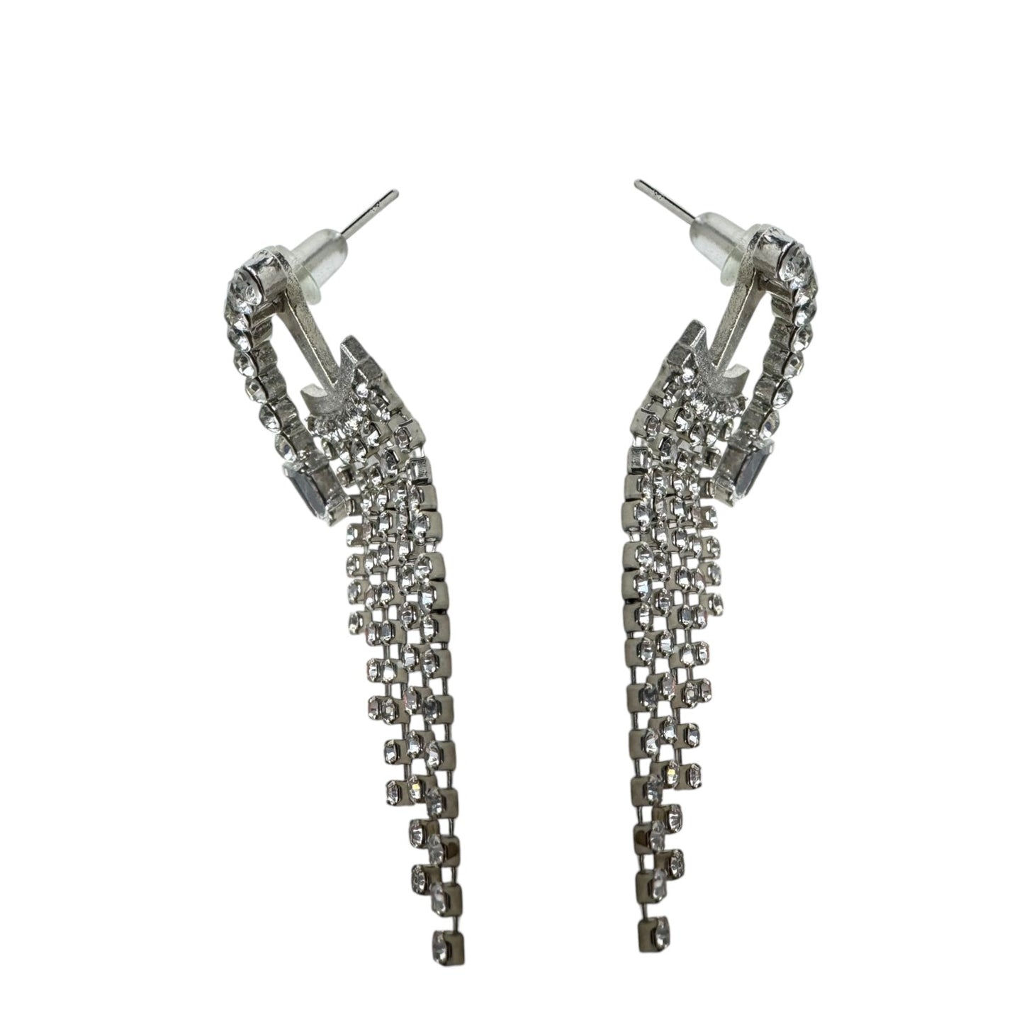 Crystal Chandelier Earrings By Unbranded