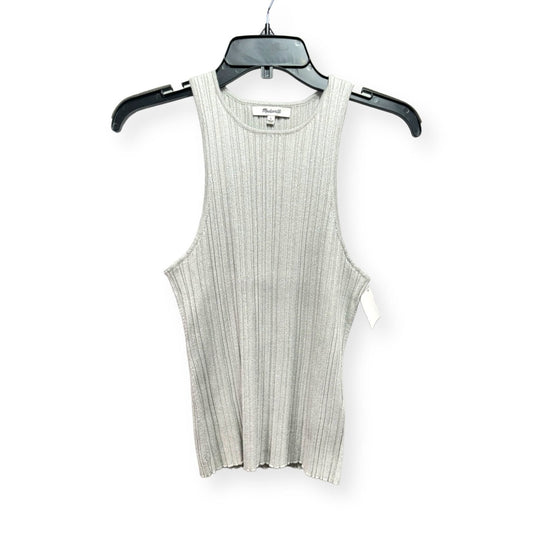 Silver Top Sleeveless Basic Madewell, Size L