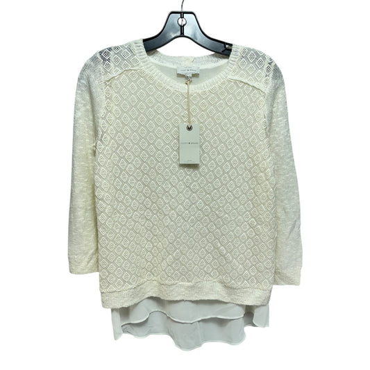 Top Long Sleeve By Lucky Brand In Cream, Size: Xs