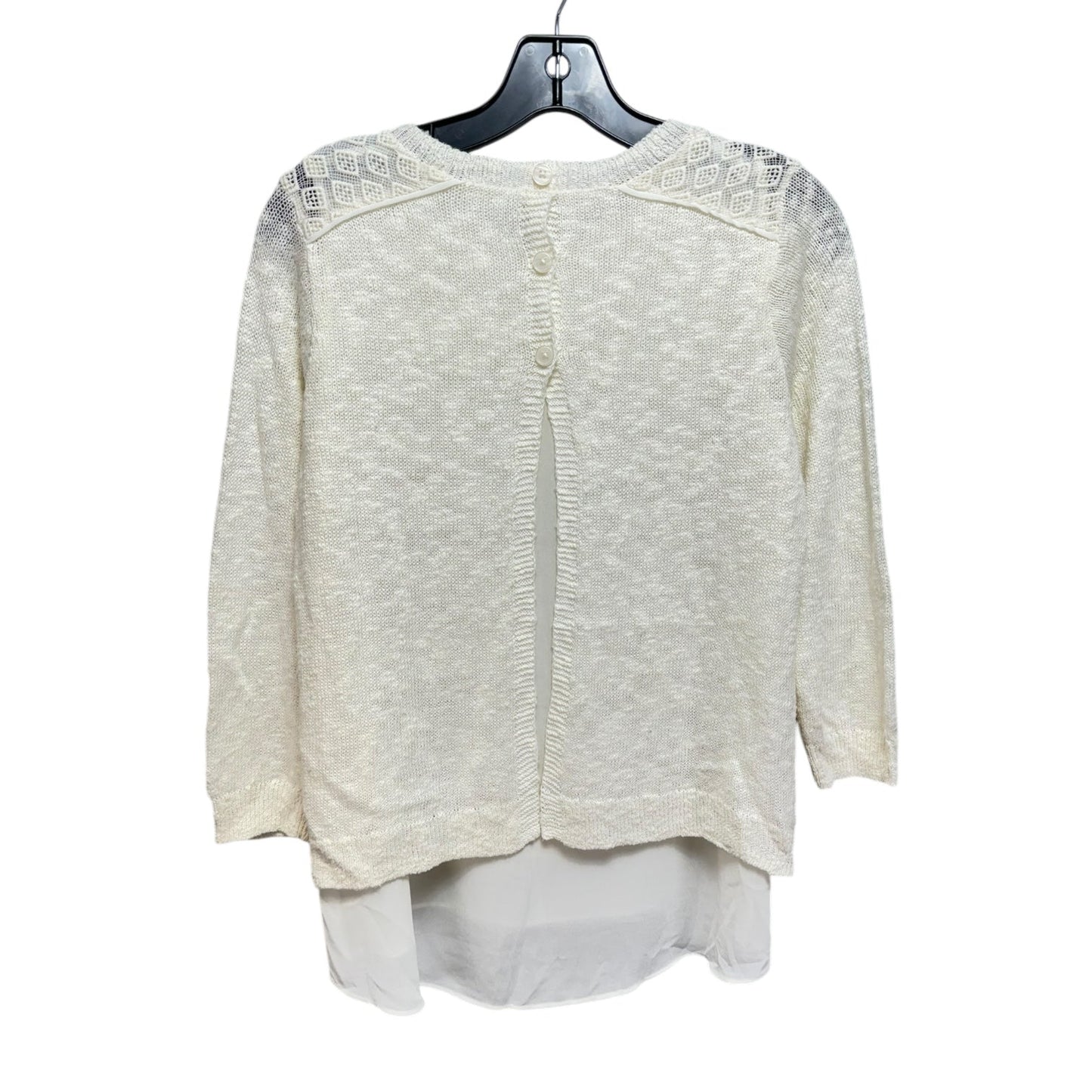 Top Long Sleeve By Lucky Brand In Cream, Size: Xs