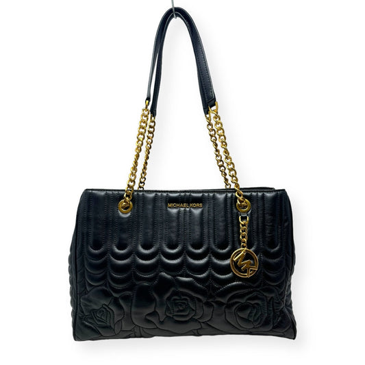 Camellia Vivianne Quilted Handbag Designer Michael Kors, Size Large