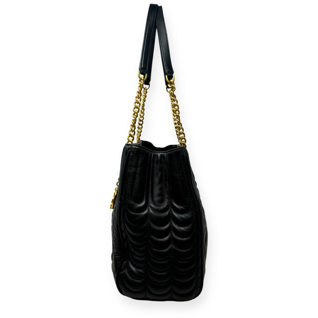 Camellia Vivianne Quilted Handbag Designer Michael Kors, Size Large