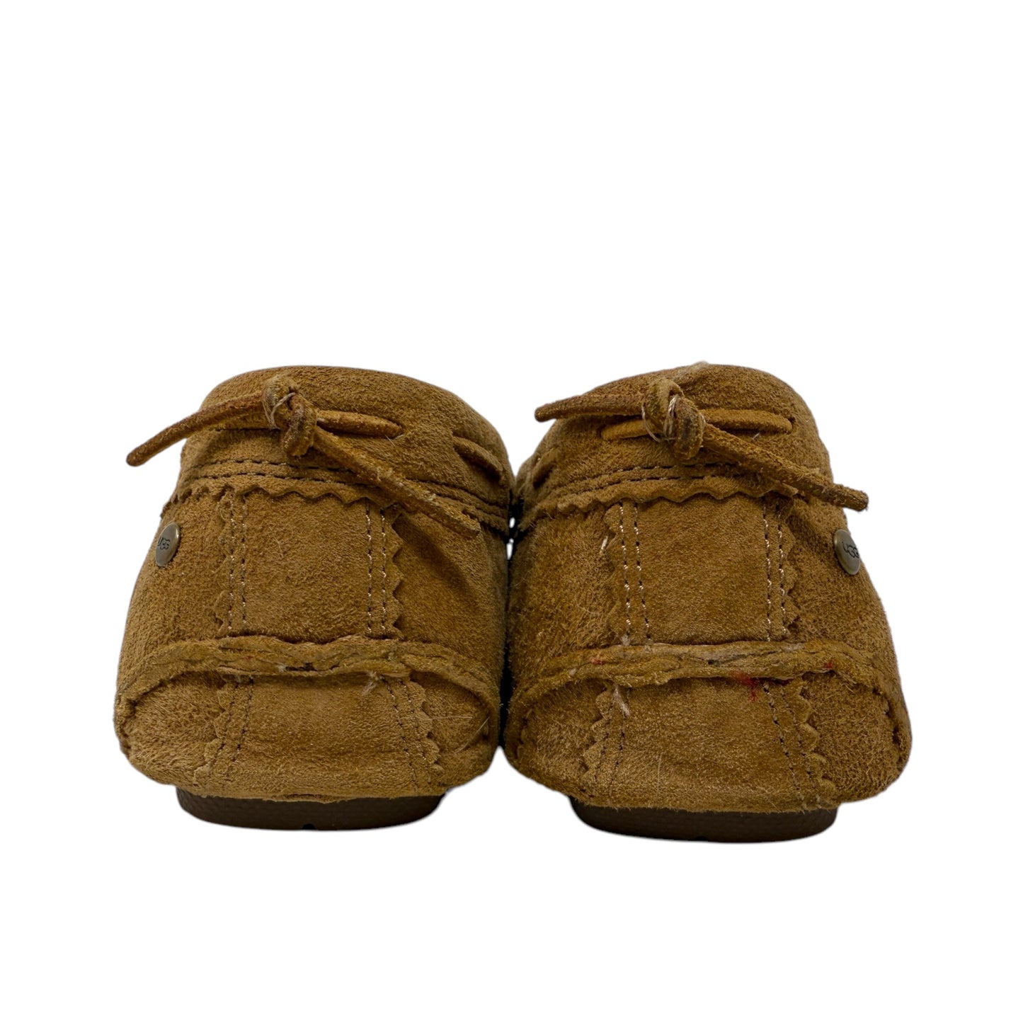 Roni Perforated Suede Moccasins By Ugg In Chestnut, Size: 9