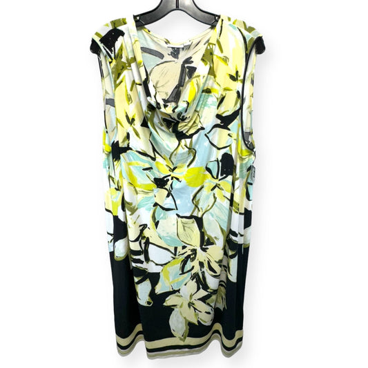 Floral Print Dress Casual Midi Kim Rogers, Size 2x