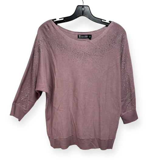 Sweater By New York And Co In Mauve, Size: L