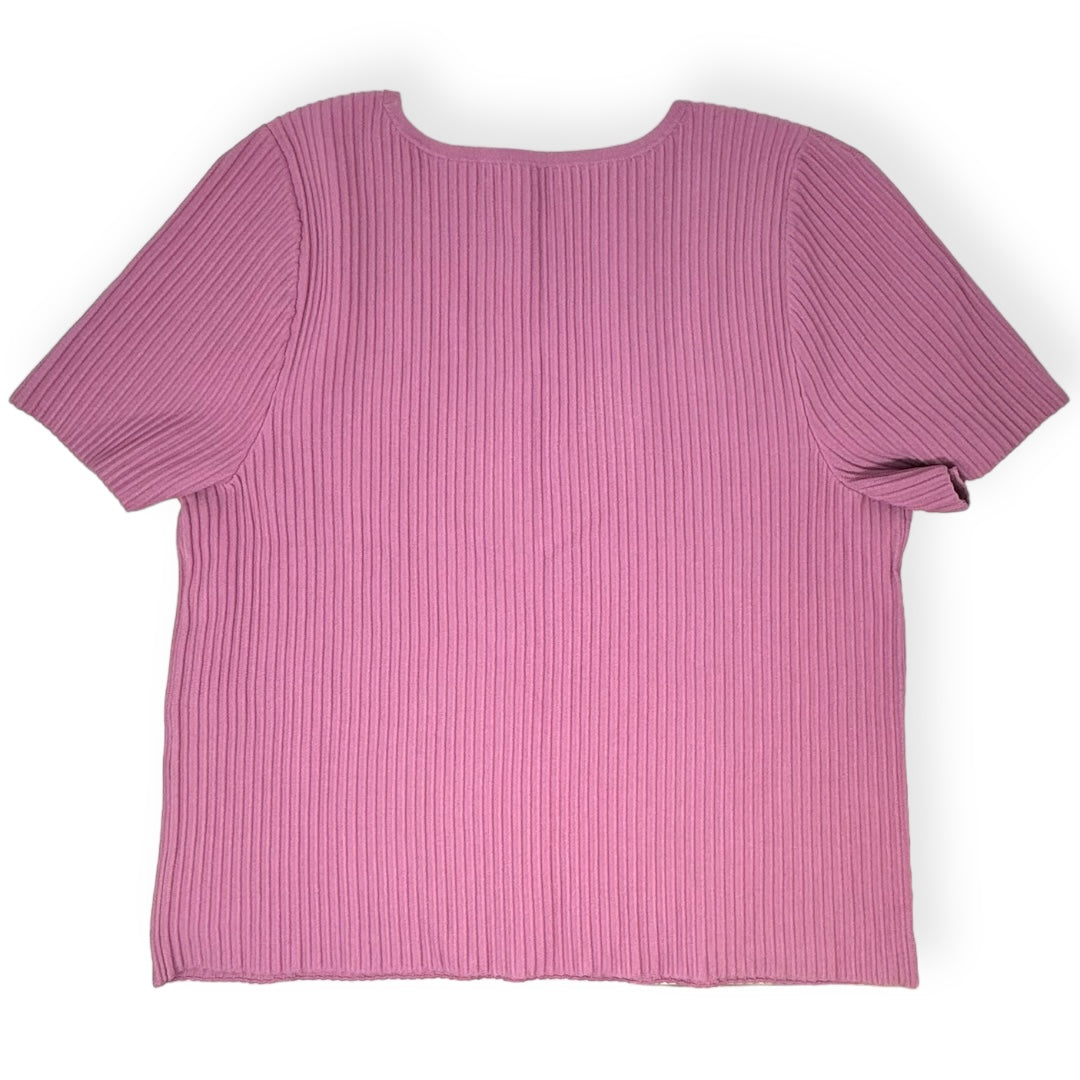 Pink Top Short Sleeve Madewell, Size Xs