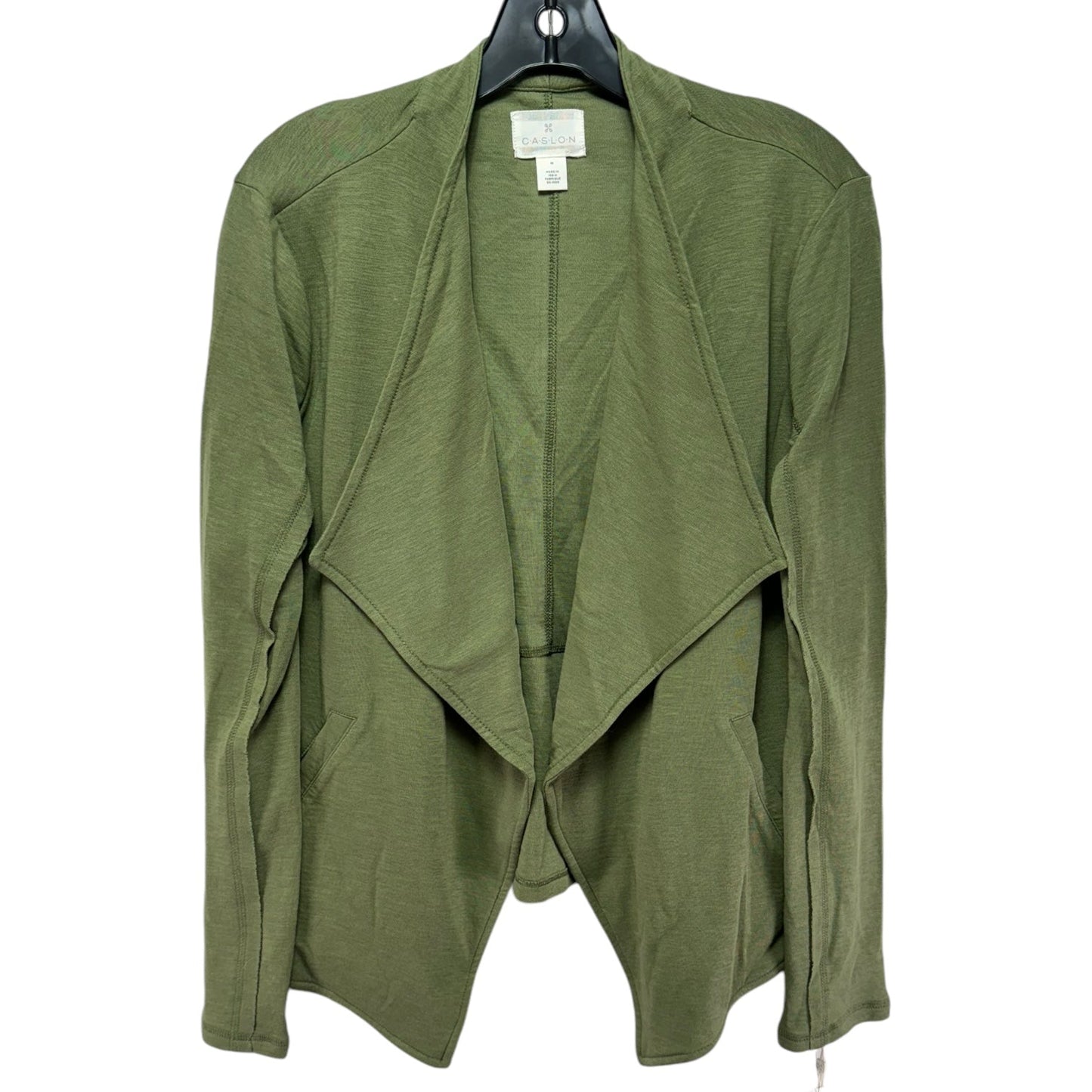 Jacket Fleece By Caslon In Green, Size: M