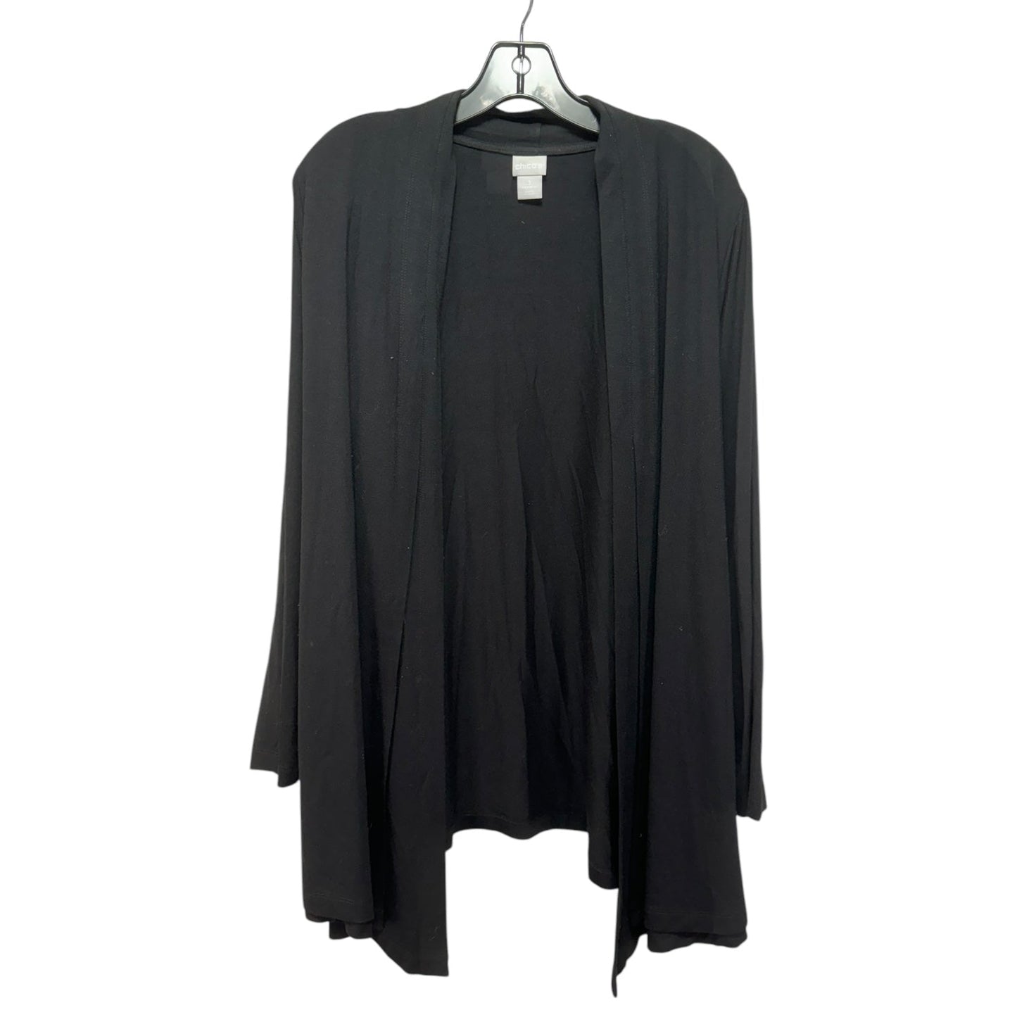 Sweater Cardigan By Chicos In Black, Size: Xl