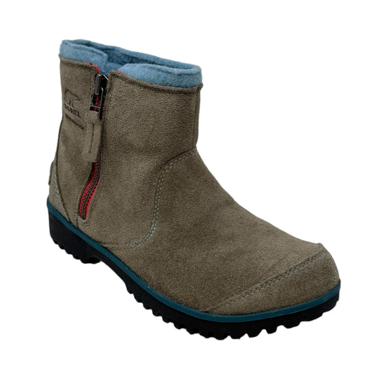 Meadow Waterproof Zip Boots By Sorel In Taupe, Size: 7