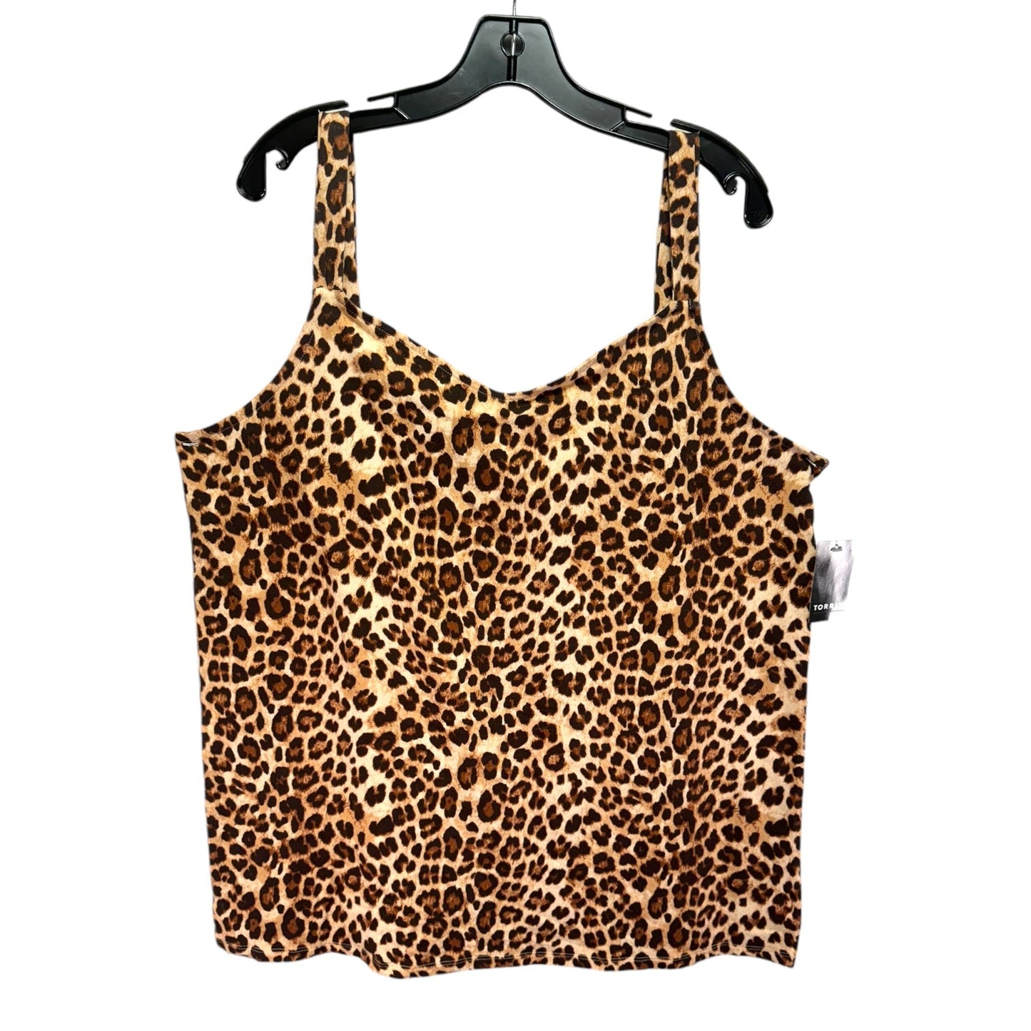 Tank Top By Torrid In Leopard Print, Size: 4X