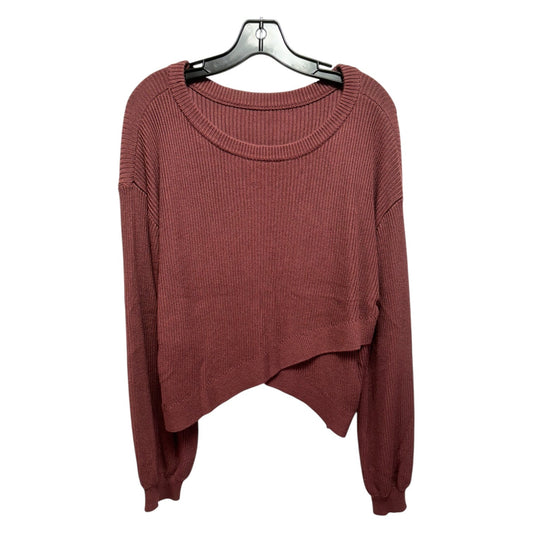 Sweater By Lululemon In Maroon, Size: L