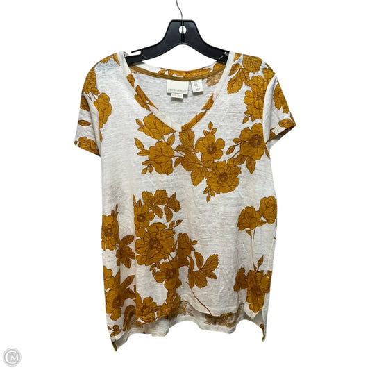 Top Short Sleeve By Cynthia Rowley In Floral Print, Size: Xl