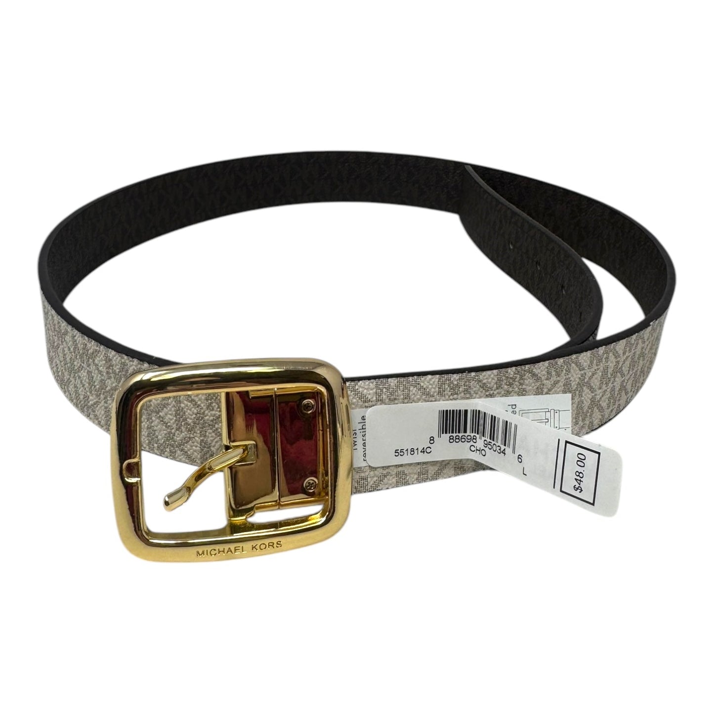 Reversible Logo Belt By Michael By Michael Kors, Size: Large