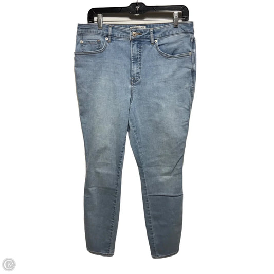 GRVY High Rise Super Skinny Jeans By Free People In Blue Denim, Size: 12/31