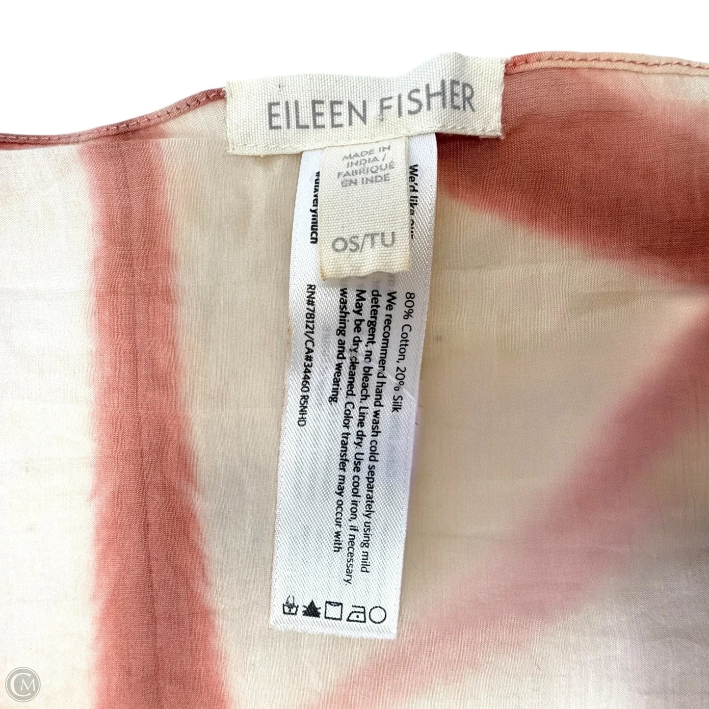 Cotton Silk Blend Scarf Long By Eileen Fisher