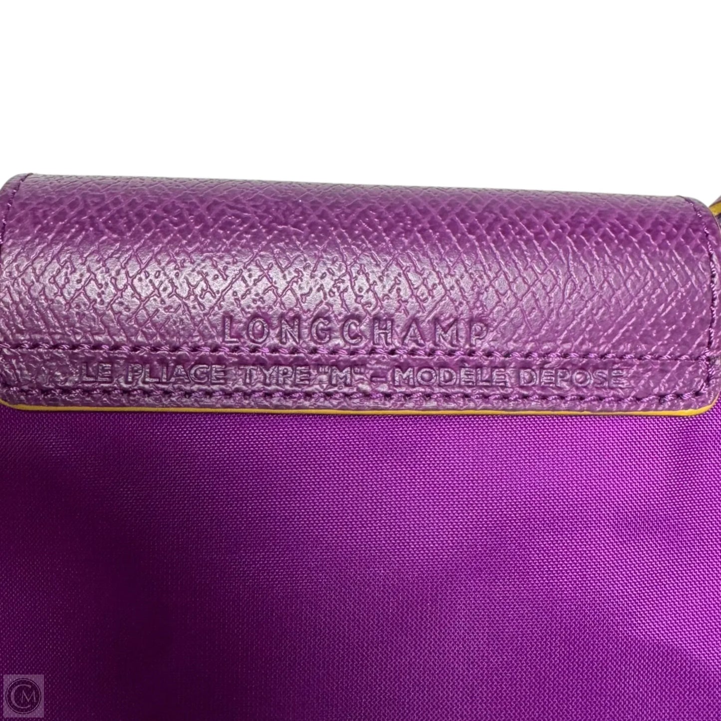 Le Pliage Type M Tote Designer By Longchamp, Size: Medium