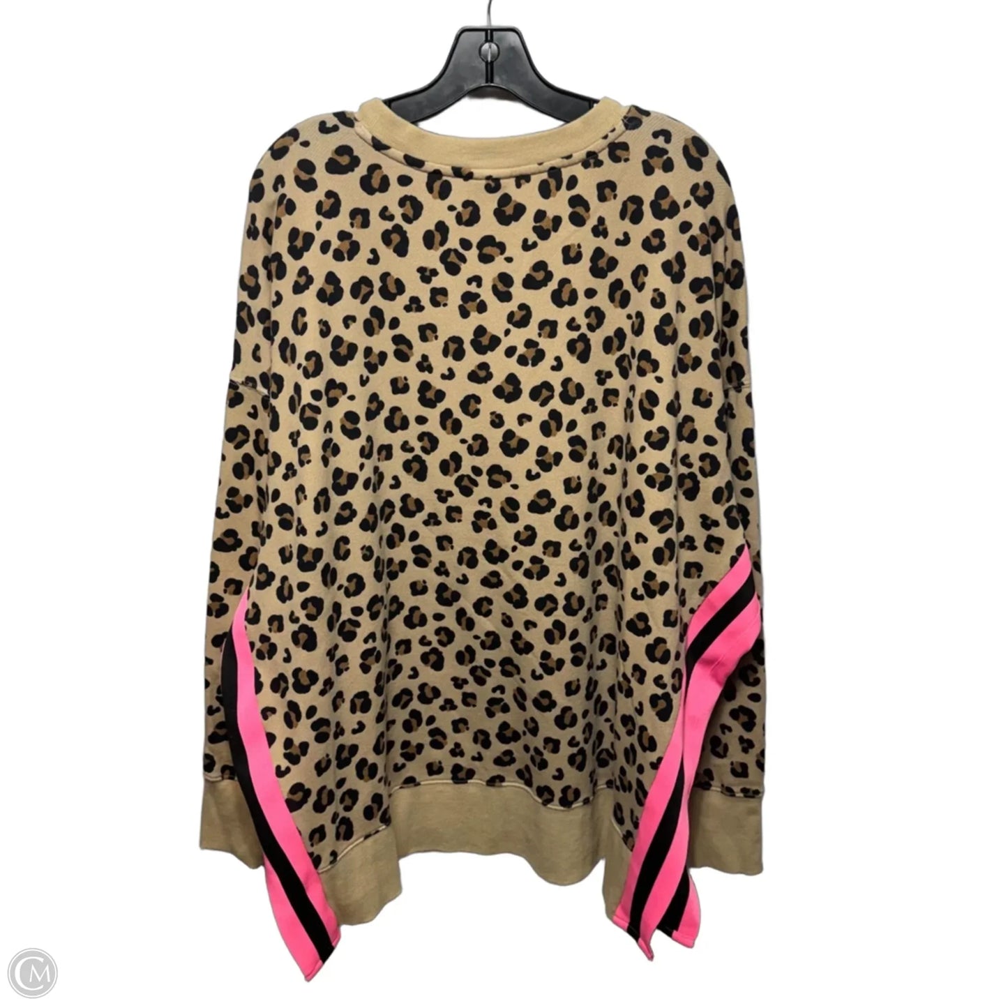Sweatshirt Crewneck By Cabana By Crown And Ivy In Animal Print, Size: Xl