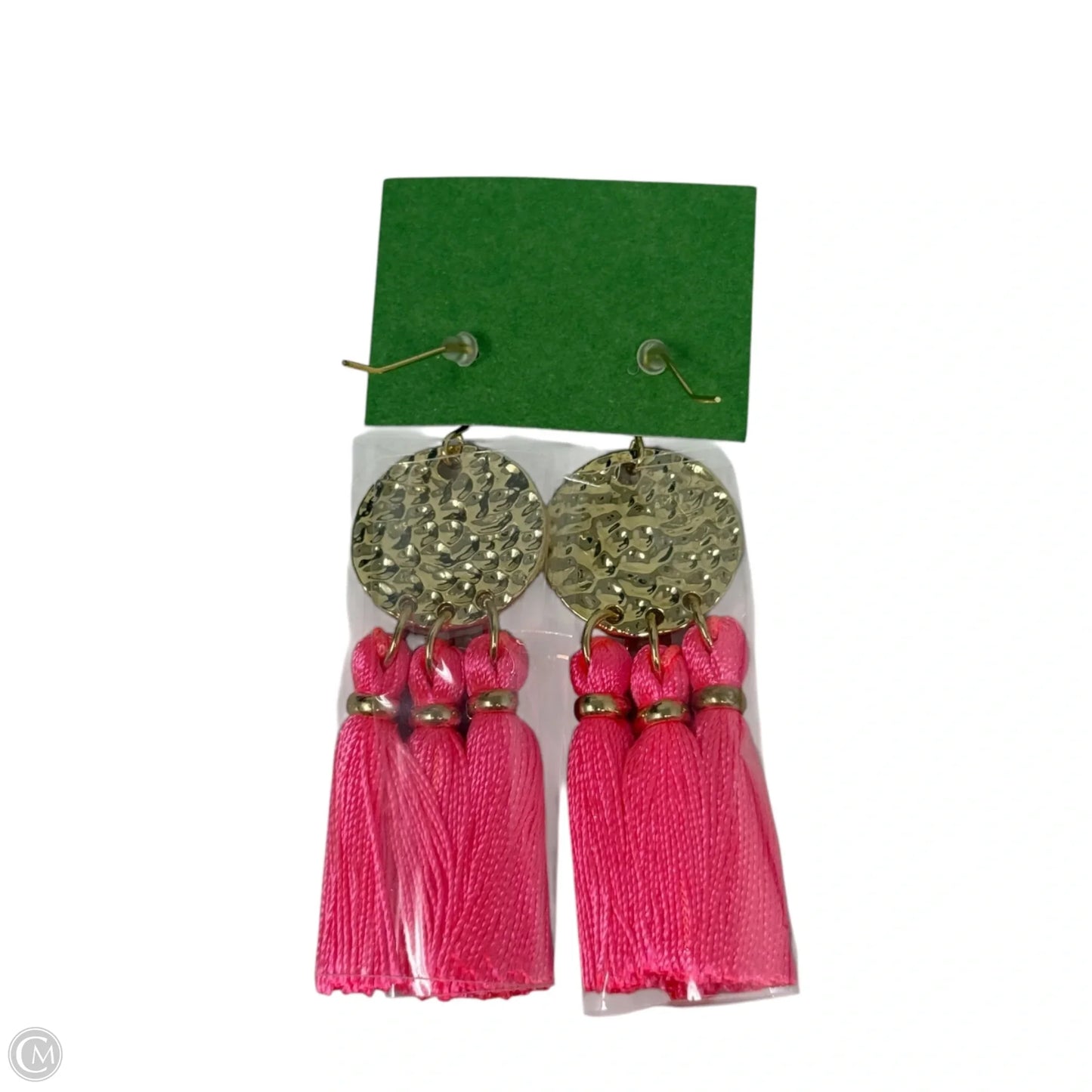 Hammered Disc Tassel Earrings Designer By Lilly Pulitzer