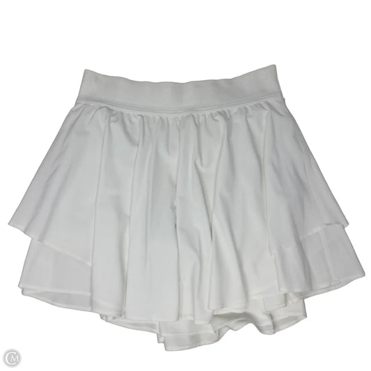 Athletic Skort By Lululemon In White, Size: 6