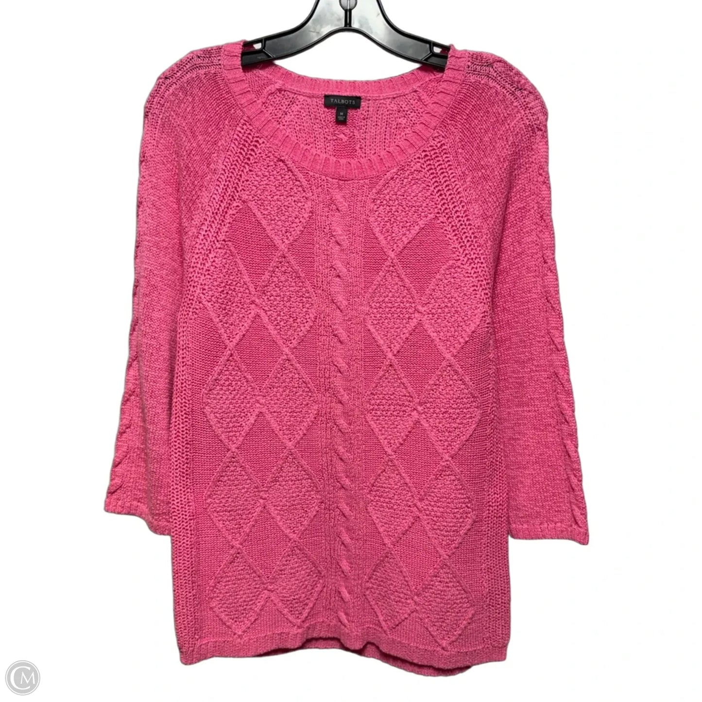 Sweater By Talbots In Pink, Size: M