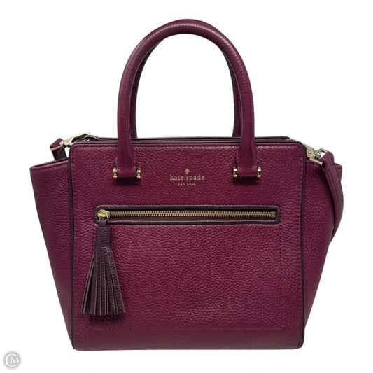 Chester Street Allyn Leather Satchel Designer By Kate Spade, Size: Medium