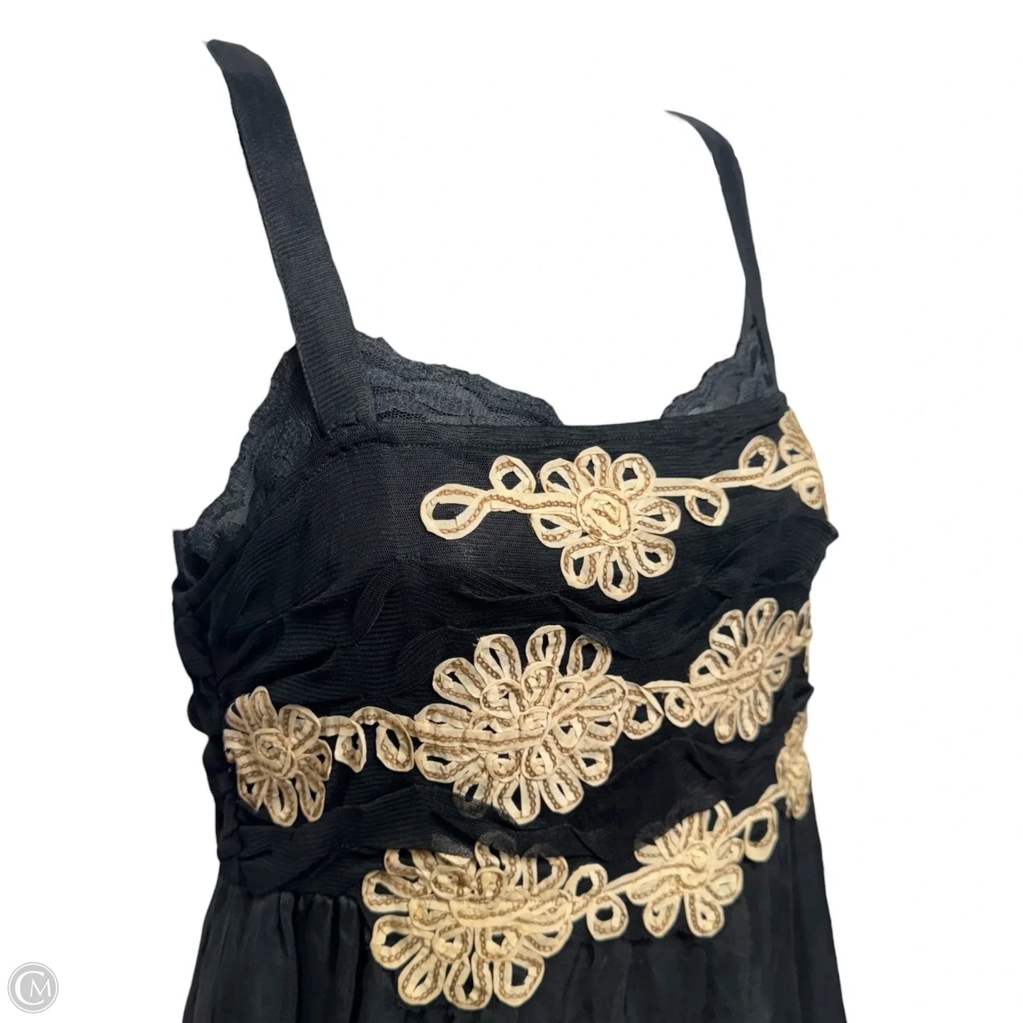 Black Dahlia Silk Dress By Zehavale By Anthropologie In Black, Size: 2