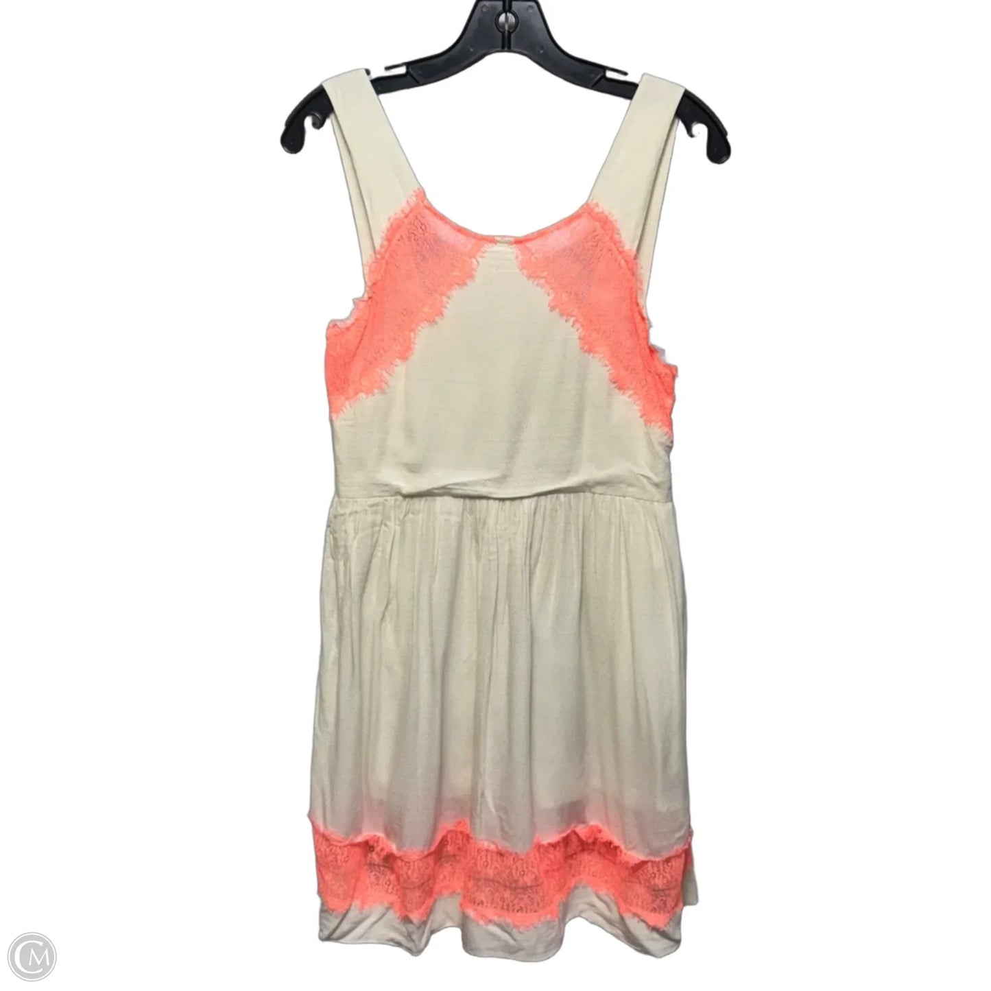 Georgia Lace Dress By Free People In Alabaster & Orange, Size: 6
