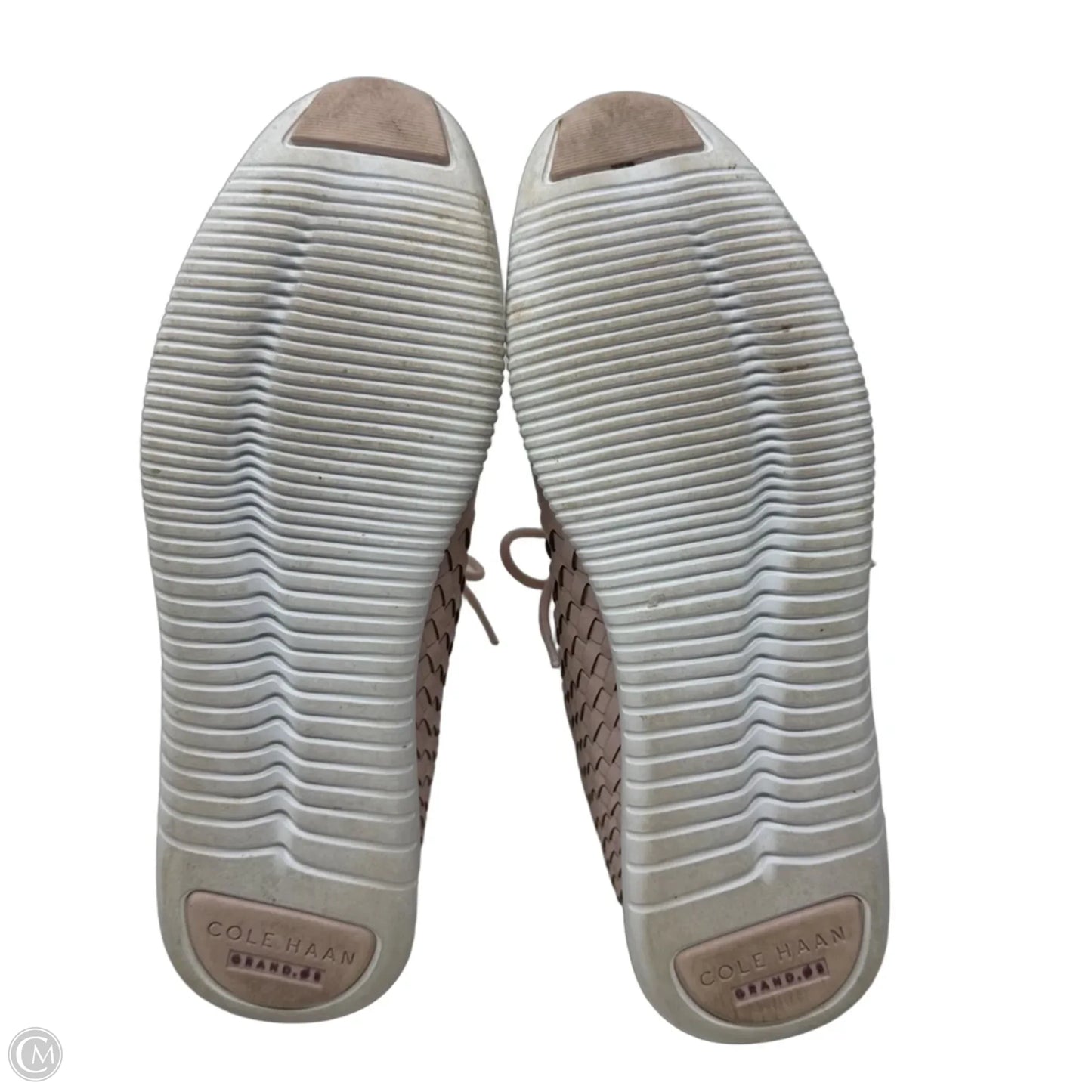 Woven Leather Shoes Sneakers By Cole-haan In Pink, Size: 8.5