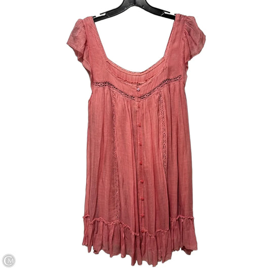 Olivia Babydoll Dress Casual Short By Free People In Mauve, Size: L