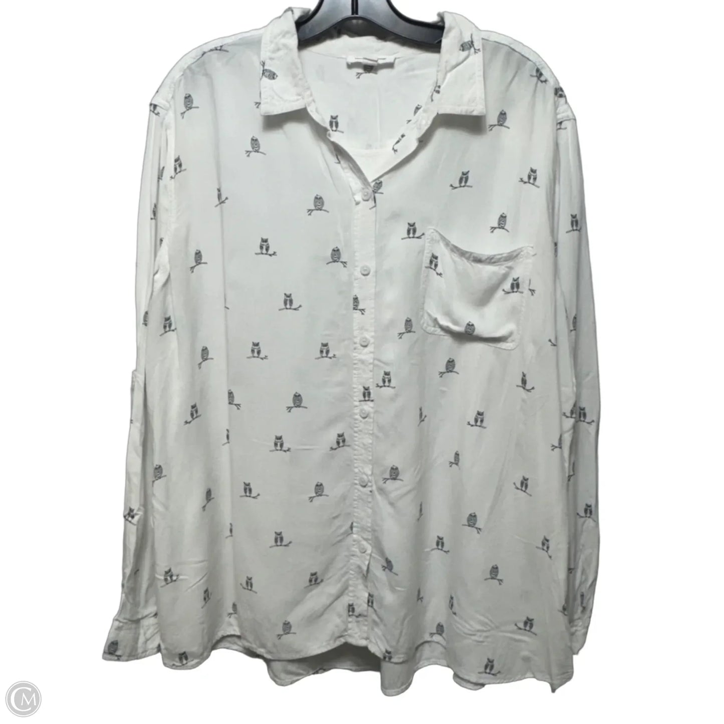Top Long Sleeve By Beachlunchlounge In Animal Print, Size: Xl