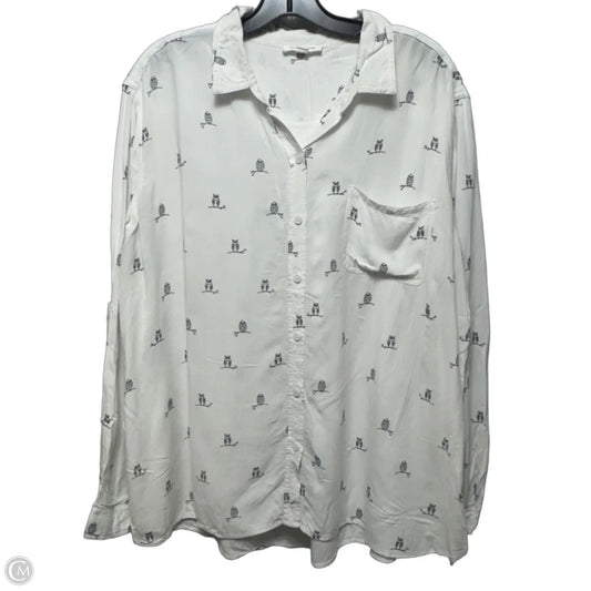 Top Long Sleeve By Beachlunchlounge In Animal Print, Size: Xl