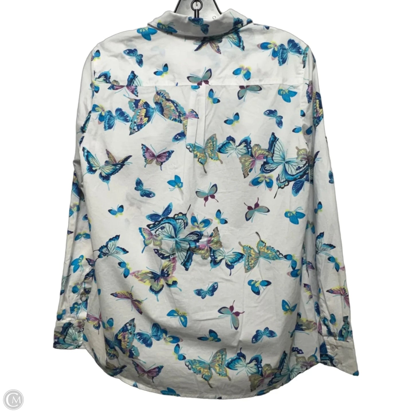 Top Long Sleeve By Talbots In Animal Print, Size: S