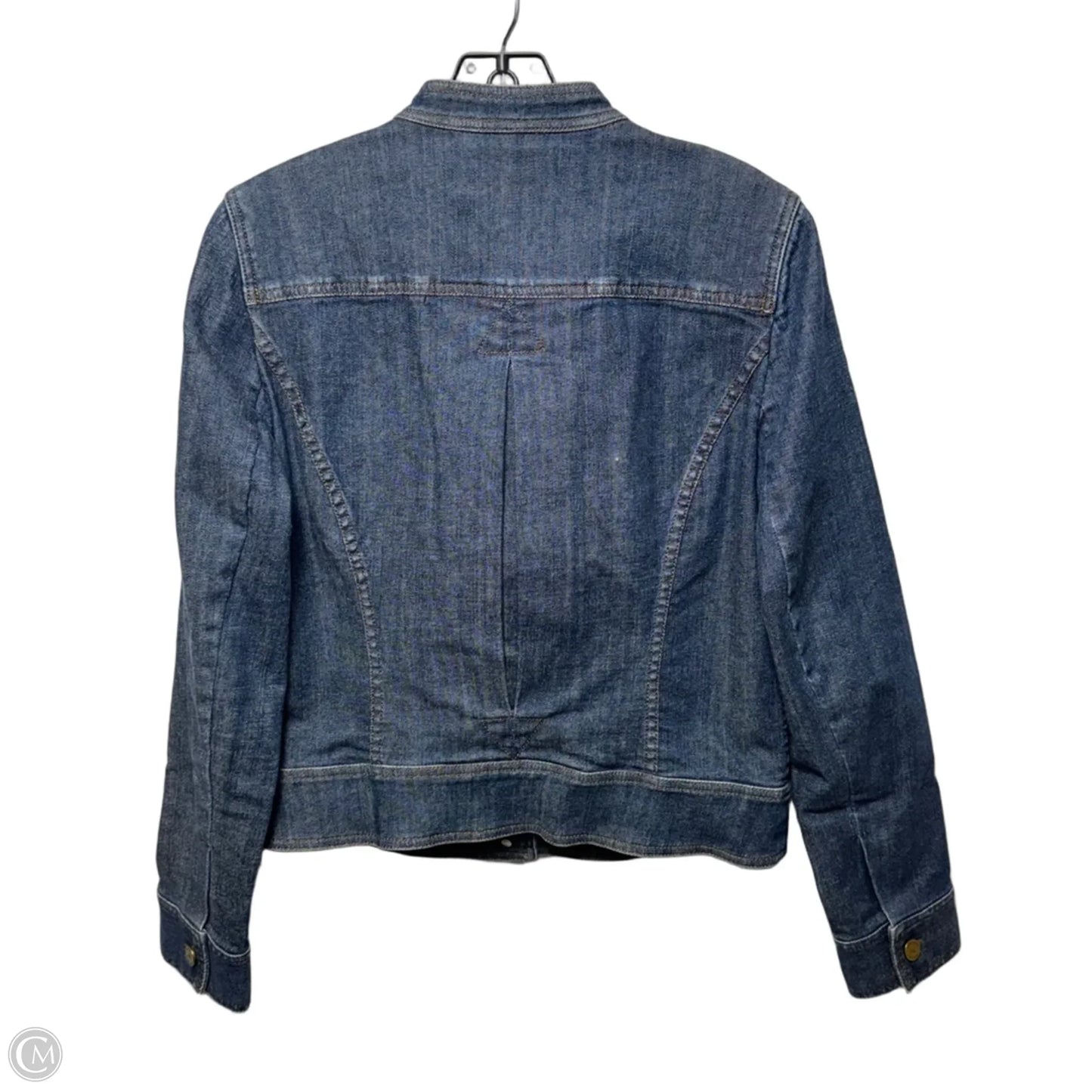 Jacket Denim By Anne Klein In Blue, Size: S