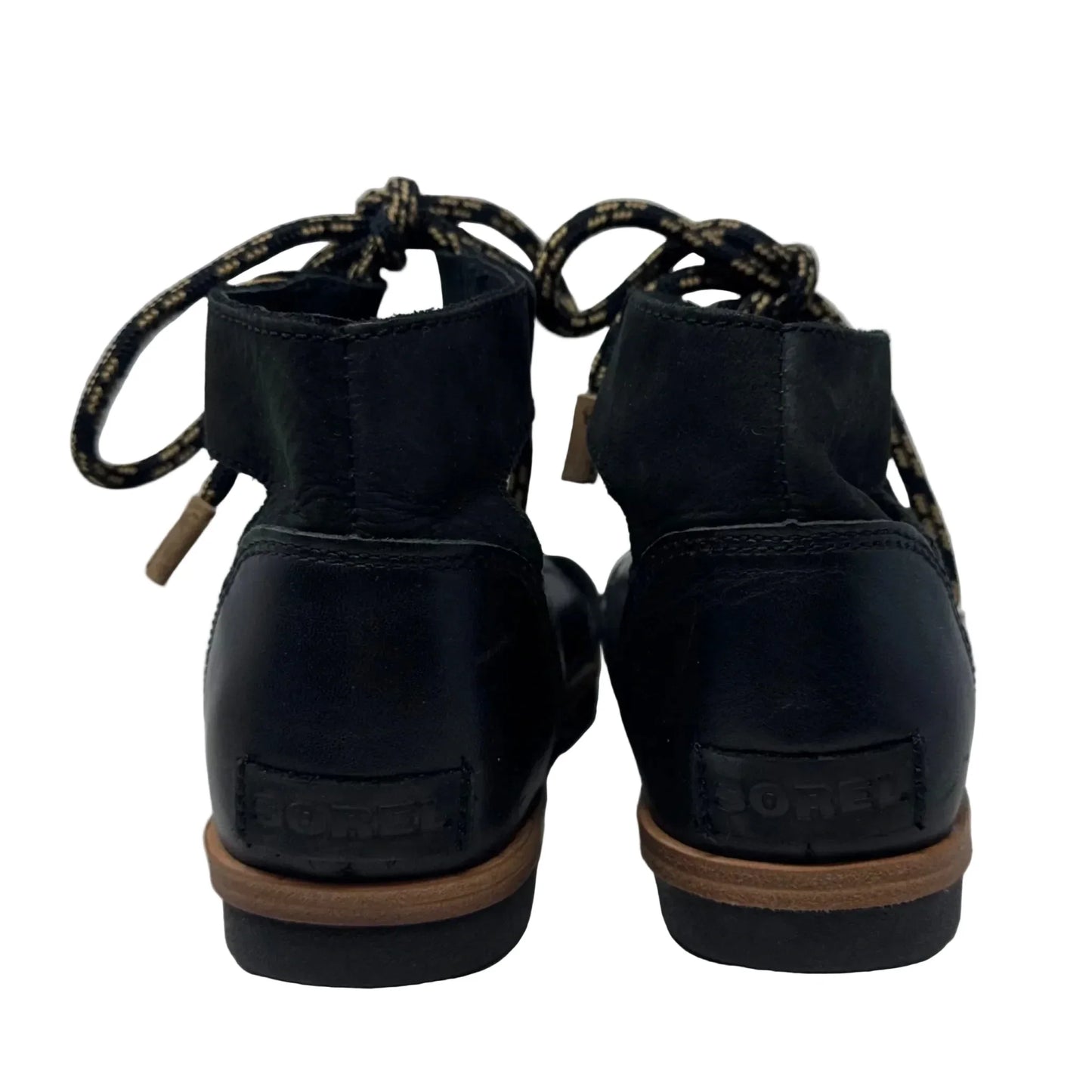 Torpeda Lace Sandals Flats By Sorel In Black, Size: 9.5