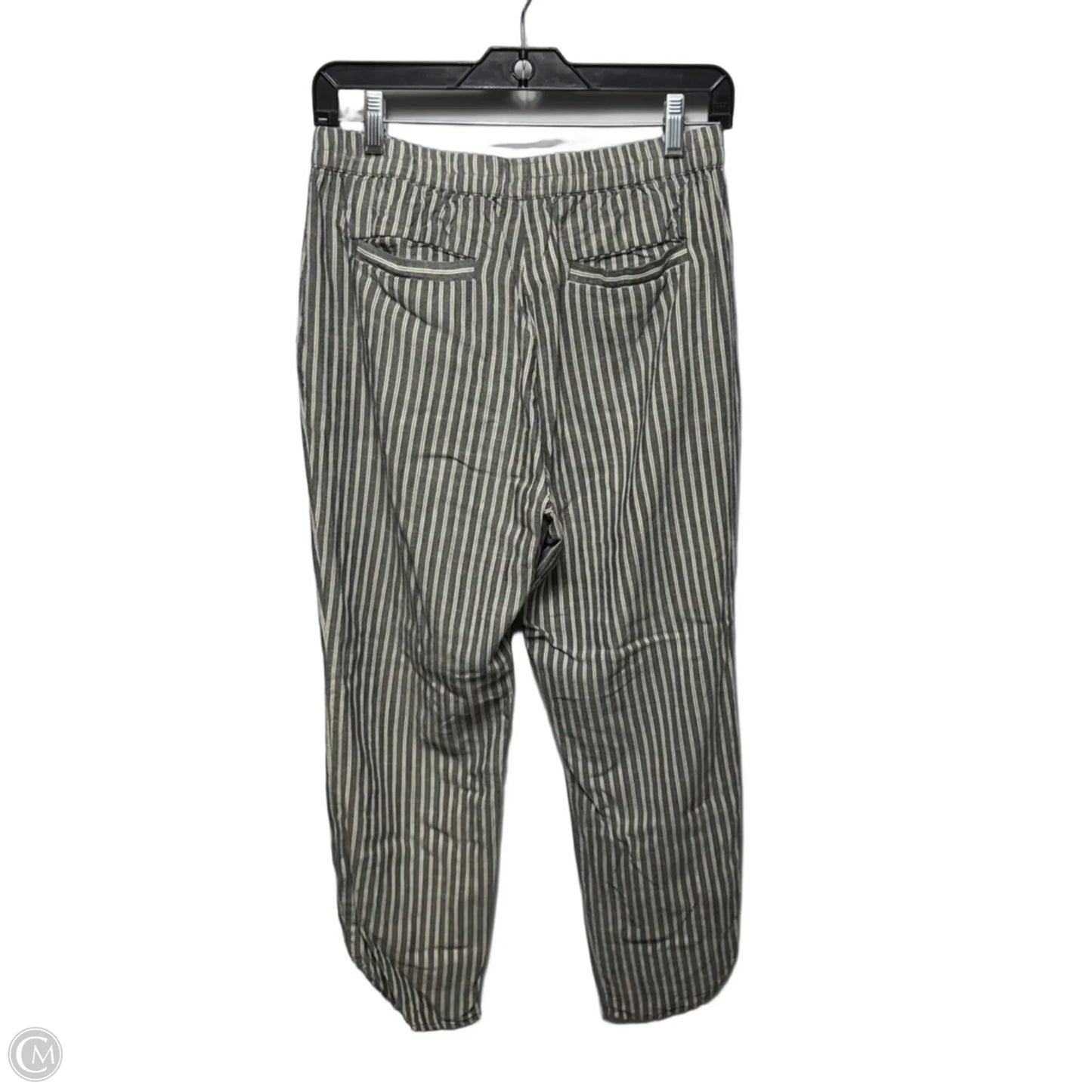 Pants Cropped By Marine Layer In Striped Pattern, Size: M