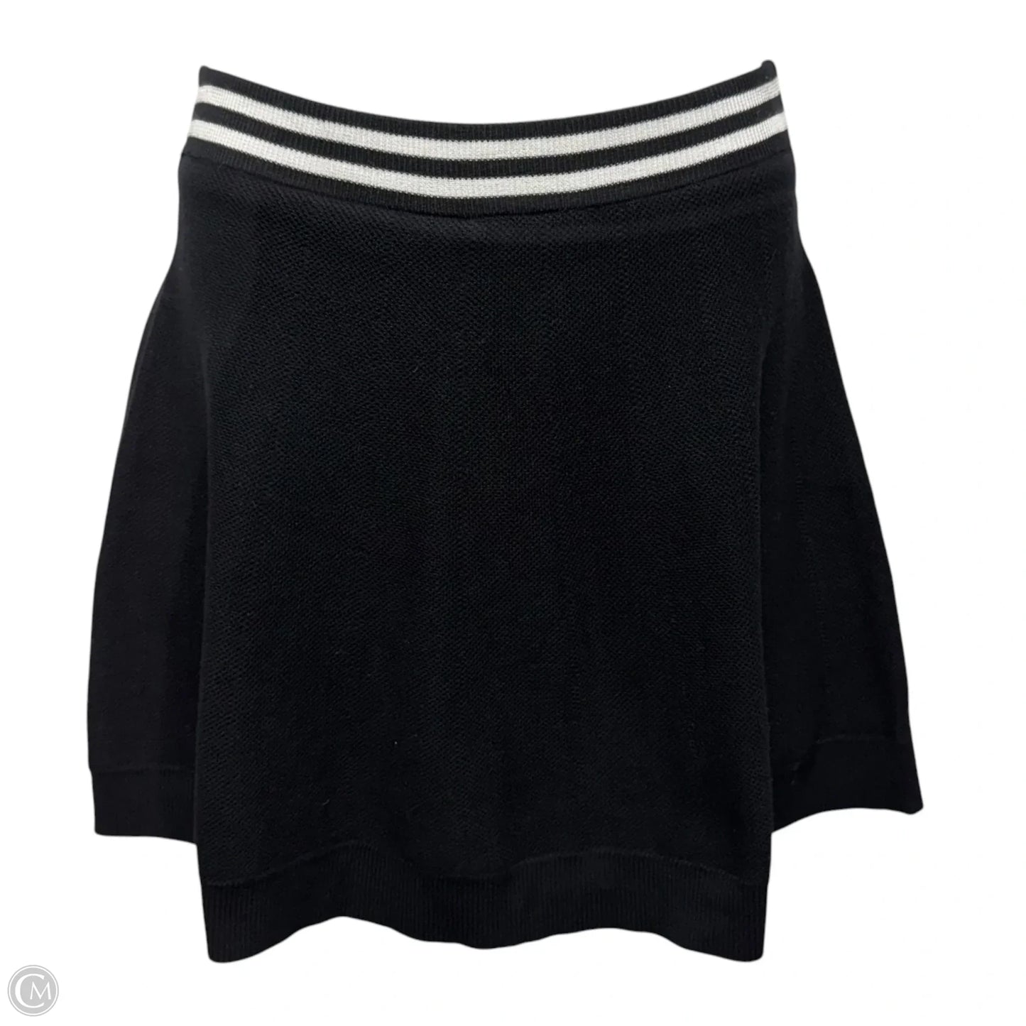 Knit Sweater & Skirt Set By House Of Harlow In Black & White, Size: S