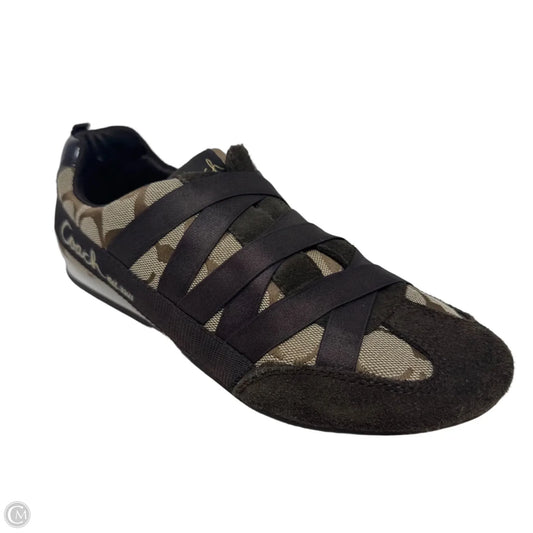 Harmonie Shoes Designer By Coach In Brown & Tan, Size: 7