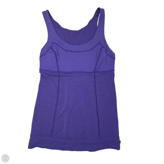 Athletic Tank Top By Lululemon In Purple, Size: M ESTIMATED