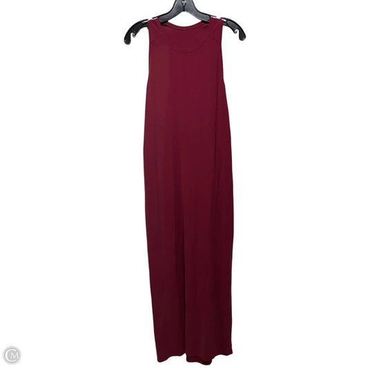 Dress Casual Maxi By Lululemon In Red, Size: L (estimated)