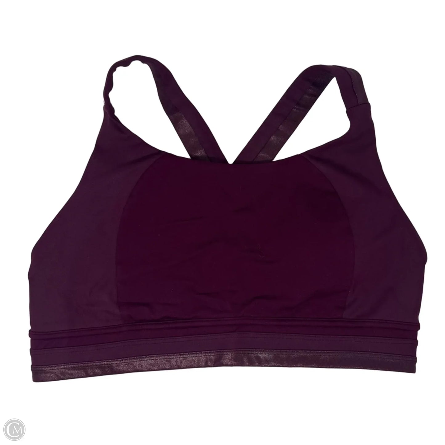 Athletic Bra By Lululemon In Purple, Size: 10
